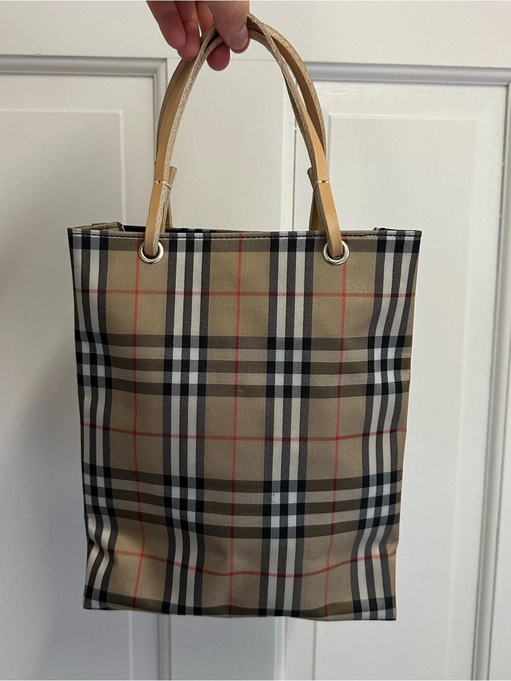 Burberry Nova Check Mini Tote Bag - Picture 8 of 8